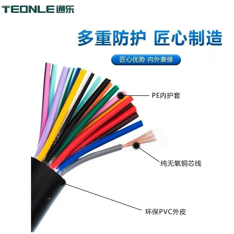 純銅TPU高柔機器人動力拖拉電纜