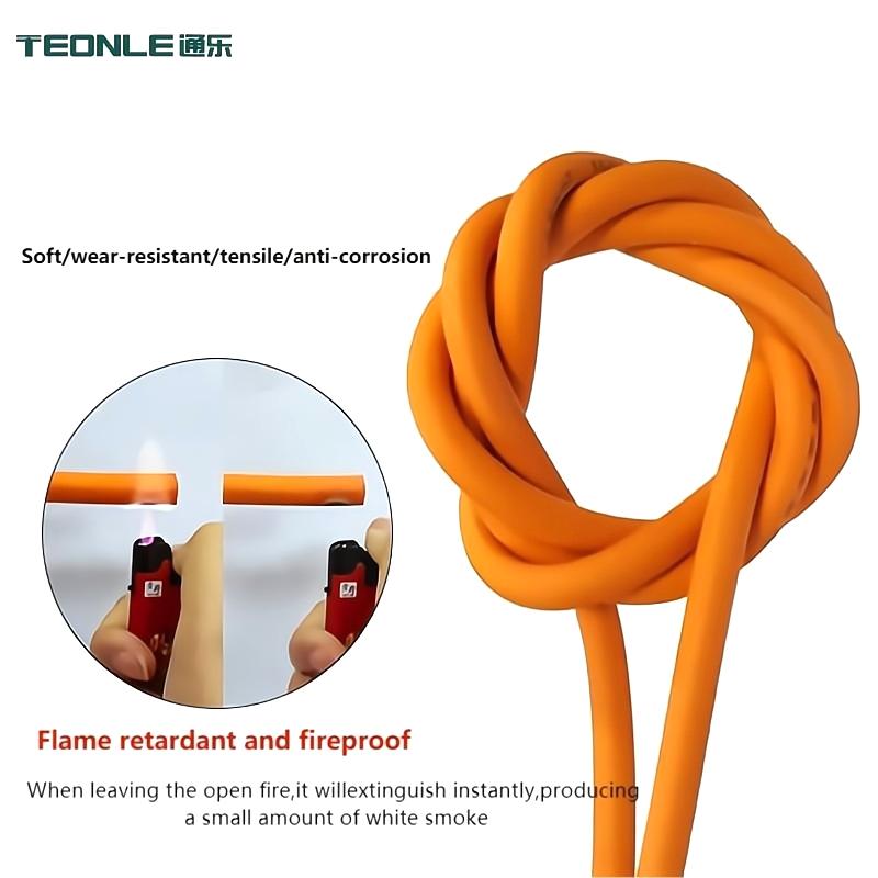 電動汽車充電線 新能源EVR25 35 50 70平方 橙色高壓電樁連接電池